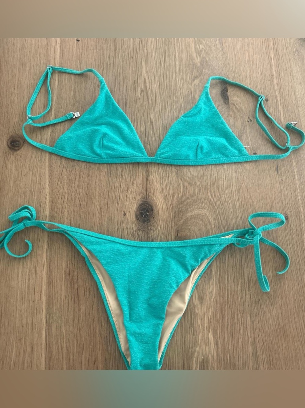 Rhythm Teal Bikini Trim with Nude Body